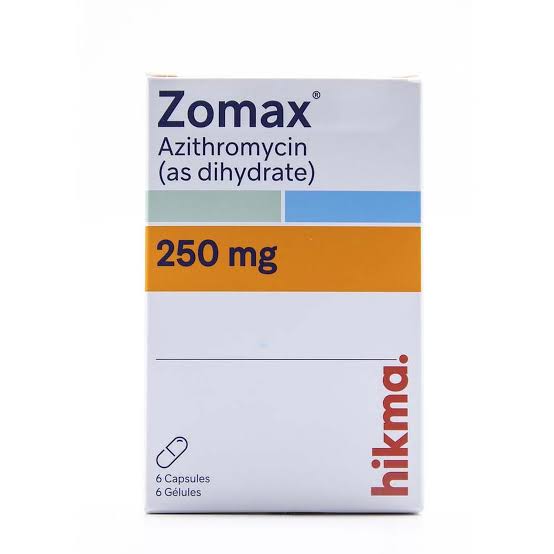 Zomax 250mg 6 Cap
